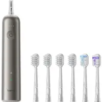 Laifen Wave, Erwachsener, Rotierende-vibrierende Zahnbürste, Titan, 66000 Bewegungen pro Minute, Weiß, Oval