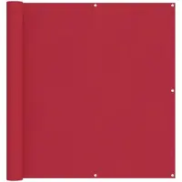 vidaXL Balkonsichtschutz Rot 110 x 800 cm Oxford-Stoff