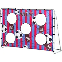 Northix 2-in-1-Fußballtor mit Netz und Zielplatte