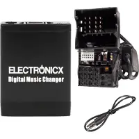 ELECTRONICX USB-Adapter für SD-Karte, AUX, BMW, Land Rover, Mini – flaches Design Premium USB-Bluetooth-Adapter für Autoradio
