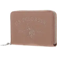 U.S. POLO ASSN. Geldbörse Breezy Zip Around Wallet Powder altrosa