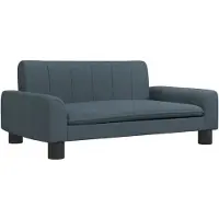 Syfax Hundebett Dunkelgrau 70x45x30 cm Stoff