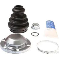TRISCAN Faltenbalgsatz Antriebswelle 100 mm Gummi für u.a. VW BORA