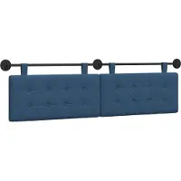 Syfax Hängendes Kopfteil Blau Stoff