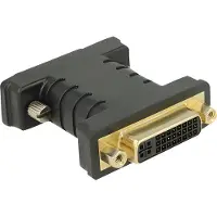 DeLOCK 63313, 1 x DVI 24+1, 1 x DVI 24+5, Schwarz