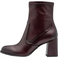 Tamaris Damen Stiefelette Reißverschluss Blockabsatz Elegant Vegan 1-25357-41, Größe:38 EU, Farbe:Violett
