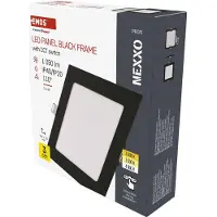 Emos LED Panel 12,5 W, quadratische 1050 lm Einbauleuchte, Deckenleuchte extra flach, 3 einstellbare Lichtfarben, inkl. LED-Treiber, ZD2333