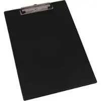 Eichner Klemmbrett A4, schwarz, Format 232x338 mm + Blockklammer und Öse