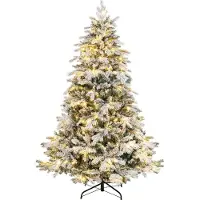 Northix 180 cm künstlicher Weihnachtsbaum mit 260 warmweißen LEDs