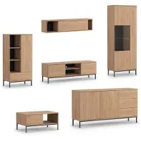 AX Living Möbel für Wohnzimmer Queba 2 – Stilvolles Modern in Hikora