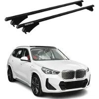 Menabo Dachträger Grundtäger für BMW iX1 U11 2022-2025 75kg Alu Schwarz 2x