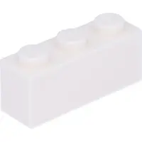 LEGO 50 Stück 3622 Stein Brick 1x3 Part Basic Steine 50 Weiß