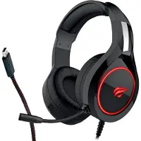 Schwaiger USB Gaming Over-Ear Headset Kopfhörer Mikrofon LED Stereo PC Notebook