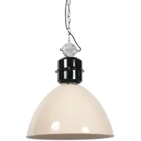Steinhauer Hängelampe Frisk, dimmbar, creme / amber, für Wohn- / Esszimmer, Metall, Industrielles Design, Pendelleuchte