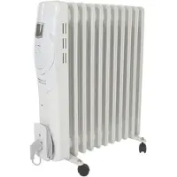Velleman Ölradiator, 11 Rippen, drei Heizstufen, LCD-Display, Timer, 2500 W