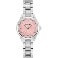 Bulova Damen Armbanduhr 96P249 Sutton Classic Diamant