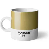 Pantone Porzellan-Espressotasse, Gold 10124