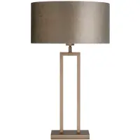 Highlight Design-Tischleuchte Monza Kupferbronze 70cm