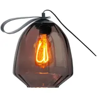 Masterlight Tischlampe Porto Mit Nicolette-Rotglas tragen