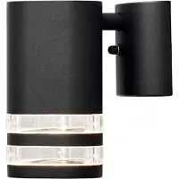 Konstsmide Modena Big schwarz lackiertes Aluminium, klares Acrylglas, Reflektor 7515-750