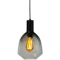 Masterlight Pendelleuchte Porto 1-flammig Glas Grün-Transparent Ø20cm