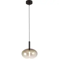 Masterlight Pendellampe Ø 24 cm Lido Onion mit goldverblasstem Glas