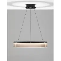 Lyora PAULINE LED Pendelleuchte Schwarz 50W Warmweiss 180x70cm dimmbar 9695262