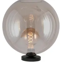 Masterlight Bella 2 Tischleuchte kurz-Glas Gold Fumé groß