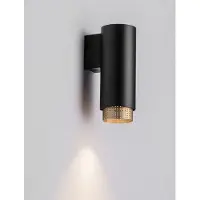 Lyora Wandstrahler Nessi schwarz mit gold