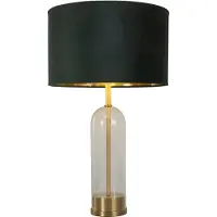 Searchlight Tischlampe Oxford mit grüner Haube