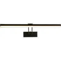 Searchlight LED Wandlampe, Bilderleuchte, schwarz, beweglicher Spot, B 60,5 cm