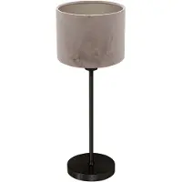 Steinhauer Tischlampe Noor, schwarz, für Wohn- / Esszimmer, Metall, Tischlampe
