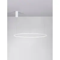 Lyora TARQUIN LED Pendelleuchte Weiß 59W Warmweiss 200x100cm dimmbar 9345608