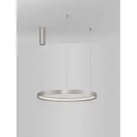 Lyora PERRINE LED Pendelleuchte Silber 40W Warmweiss 150x60cm dimmbar 9345618