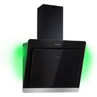 Klarstein Dunstabzugshaube 60cm, Abluft-Dunstabzugshaube, Abzugshaube mit Aktivkohl-Filter, Dunstabzug mit 563m³/h Luftstrom, Wandhauben mit RGB-LEDs & IoT/Wifi, Leise Dunstabzugshauben 60 cm