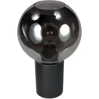 Steinhauer Tischlampe Bloeba Kugel Rauchglas Ø 20cm