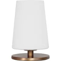 Steinhauer Tischlampe Ancilla, bronze / altmessing, für Wohn- / Esszimmer, Metall, Tischlampe