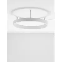 Nova Luce MOTIF LED Pendelleuchte Weiß 46W Warmweiss 60x1,2x18cm dimmbar 9063602