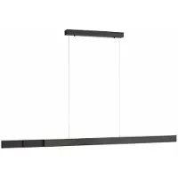 Pure Lume LED-Pendelleuchte, graphite, CCT - , Lume, dimmbar, Schwarz, für Wohnzimmer, Metall, Modern