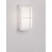 Nova Luce STONE Wandleuchte E27 Weiß 12W IP54 12x15x23cm 9002850