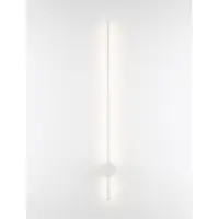 Nova Luce LED Außen-Wandleuchte Ridge 19W warmweiss 3000K IP65 salzwasserfest Weiß Aluminium 97x8cm 9923407
