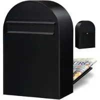 Bobi Briefkasten Classic B 9005 Strukturiertes Schwarz