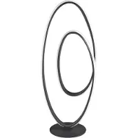Highlight Design-Tischleuchte Elegance schwarz 60cm