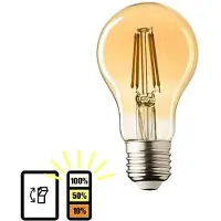 Lyora Dimmbar E27 - 4W - 2500K - 3staps