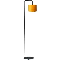 Masterlight Stehtischlampe Venus 152cm mit ockergelbem Lampenschirm