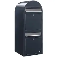 Bobi Briefkasten Duo 7016 i Dunkelgrau