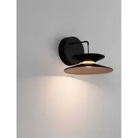 Lyora Design-Wandleuchte Morfi schwarz