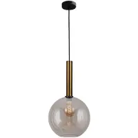 Masterlight Hängelampe Ø 30cm Bella 2 Antikes Messing mit Goldglas