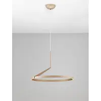 Lyora Design-Pendelleuchte Tilia mokkabraun