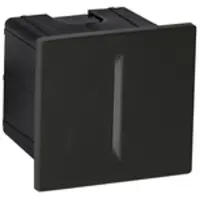 Nova Luce LED Wandeinbauleuchte Aizen 3W warmweiss 3000K IP65 Anthrazit Aluminium 7x6,5cm 9050708